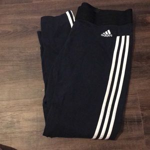Essential 3-stripes navy adidas leggings